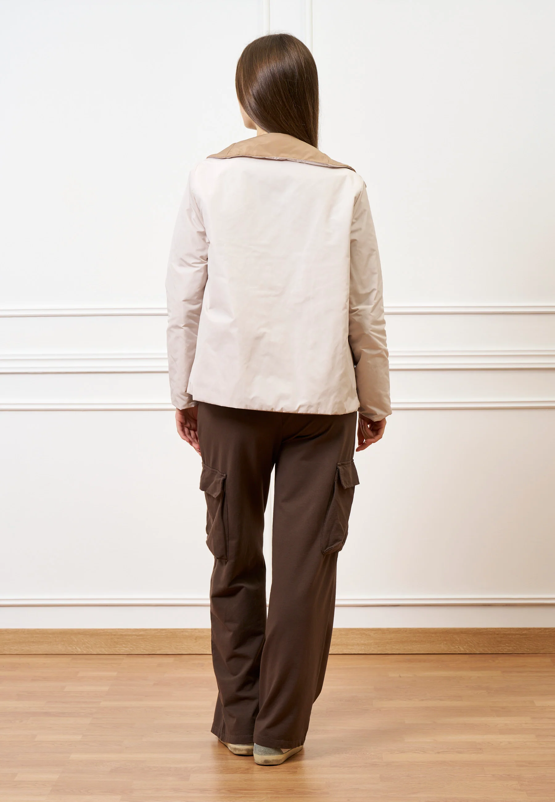 Giubbino imbottito reversibile - BEIGE - Image 9